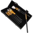 thumbnail image 4 of Makeup Brush Pouch Cosmetics Bag Storage Protection Button Closure Black 18.50X6.50X6.00CM 1Pack, 4 of 5