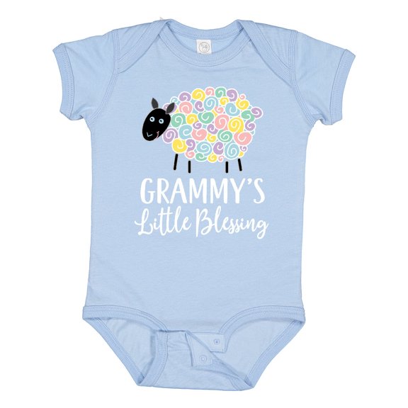 Inktastic Grammy Grandchild Lamb Boys or Girls Baby Bodysuit