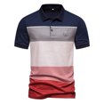 thumbnail image 1 of Cathalem Mens Knit Polo Shirts Comfortable Fit Collared Shirt,Red XXL, 1 of 4