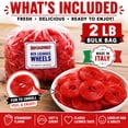 thumbnail image 2 of Gerrit J Verburg Strawberry Licorice Wheels Soft Chewy Candy 2 lb Bag, 2 of 8