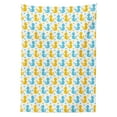 thumbnail image 3 of Ambesonne Rubber Duck Tablecloth Rectangular Table Cover, Hearts Print, 60"x84", Yellow Blue, 3 of 4