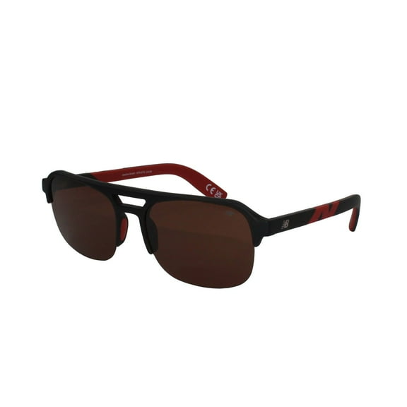 New Balance NB870-072S Half-Rimless Square Sunglasses