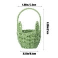 thumbnail image 3 of MXTPOV Rattan-woven Easter Basket, Handmade Easter Bucket, Easter Decorations Candy Bags, Creative Easter Baskets for Party Favors, Home Decor,M, 3 of 5