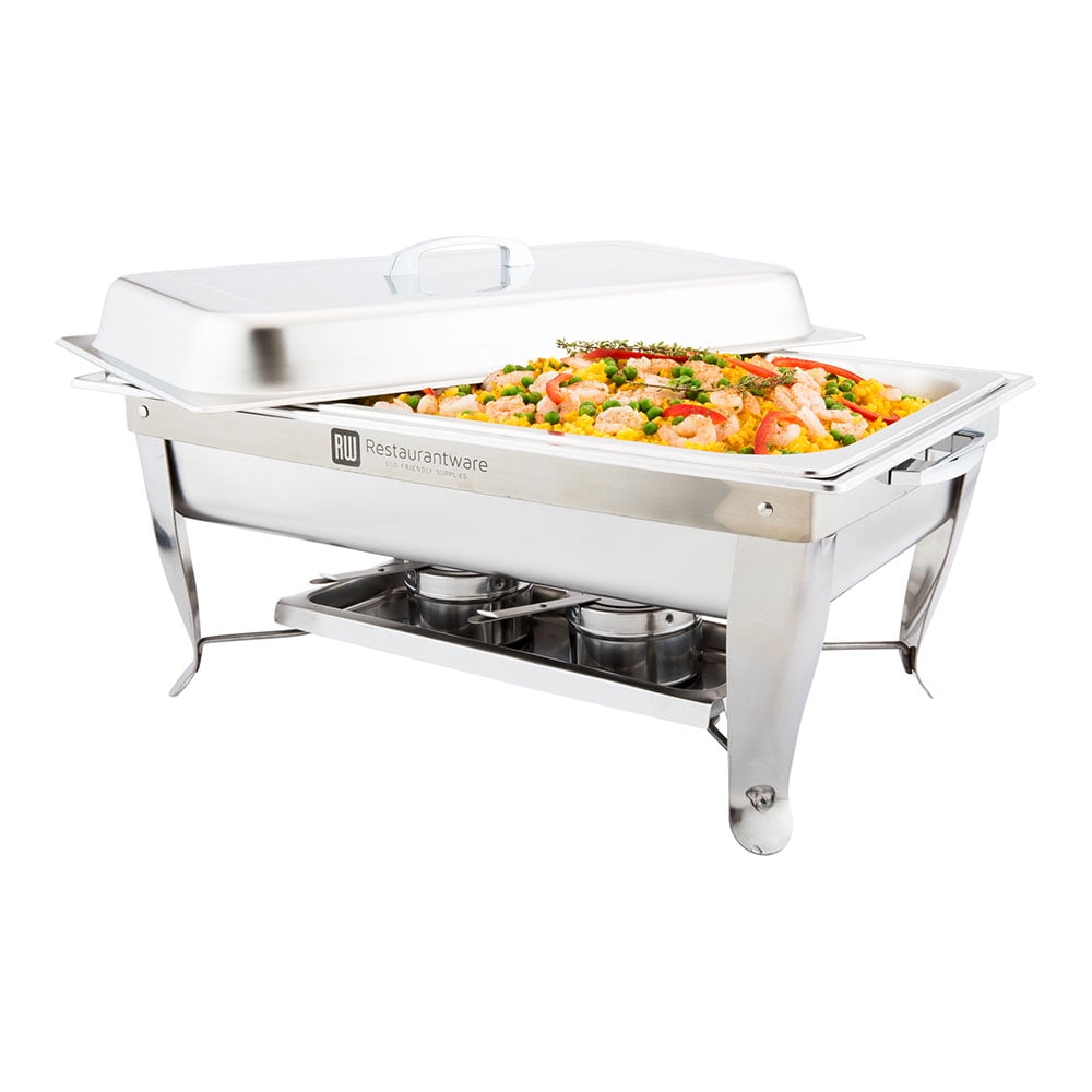 Chafing Set Rectangle Silver 9Qt. 1 Count Box