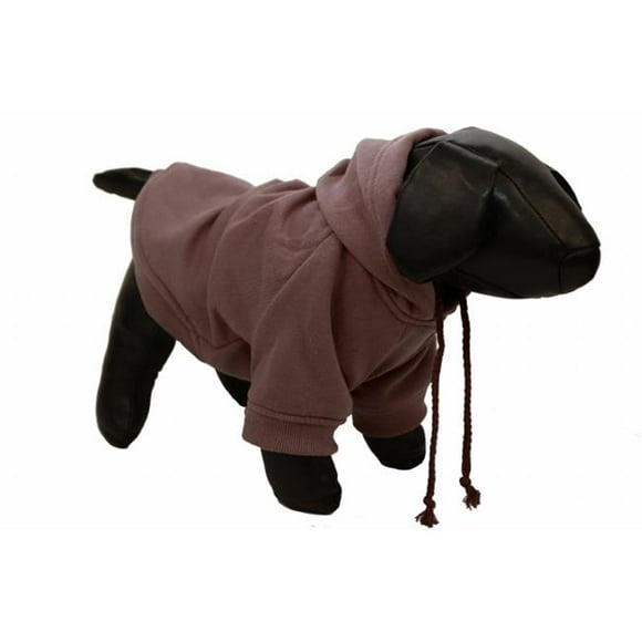 Pet Life LLC HD1BRSM Fashion Plush Cotton Pet Hoodie Hooded Sweater
