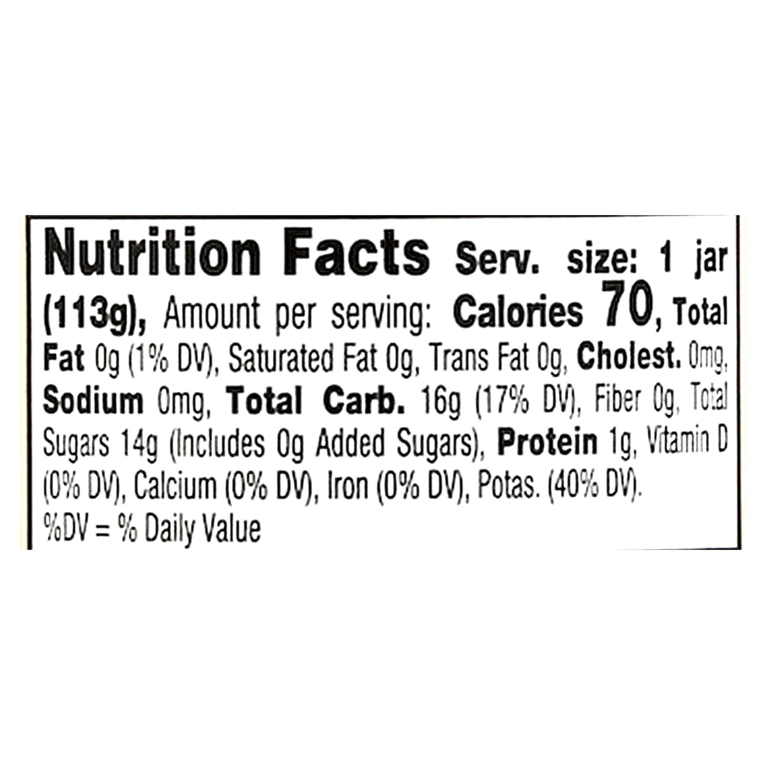 Beech-Nut Stage 2 Peach Baby Food, 4 oz Jar