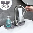 thumbnail image 4 of Miogawg Silicone Faucet Handle Drip Catcher Tray Mat, Faucet Mat For Sinks, Kitchen Sink Area Water Splash Guard, Counter Protector & Drying Mat For Kitchen, Bathroom Or Rv, 4 of 6