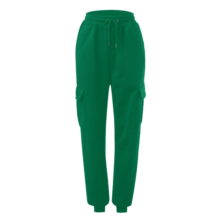 【新品】GREEN CLOTHING WORK PANTS Green Work Clothes for Women 2024, Full-Length Work Pants for