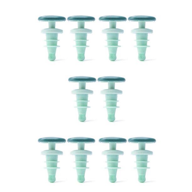 Naiovety 2 piezas de silicona para cocina, jugo de vino tinto, botella de corcho, vertedor de café, tapón para el hogar, botellas lavables al vacío, Type3 NO3 Naiovety CBP175836