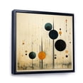 thumbnail image 2 of Designart "Minimalist Oasis Colorful Mid Century Zen IV" Abstract Collages Floater Framed Wall Art Print, 2 of 7