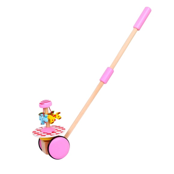 Pompotops Toys Games Kids,Christmas Decorations,Baby Toys Clearance,Novelty Gag Toys for Girls Boys,Christmas Gifts for Kids,Wooden Push Pull Activity Walking Toy Toddlers 18 Months to 6 Year Old Kids
