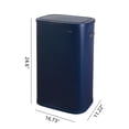 thumbnail image 3 of happimess Tammi Kitchen 14.5-Gallon Slim Metal Push Button Trash Can, Denim Blue, HPM1017J, 3 of 10