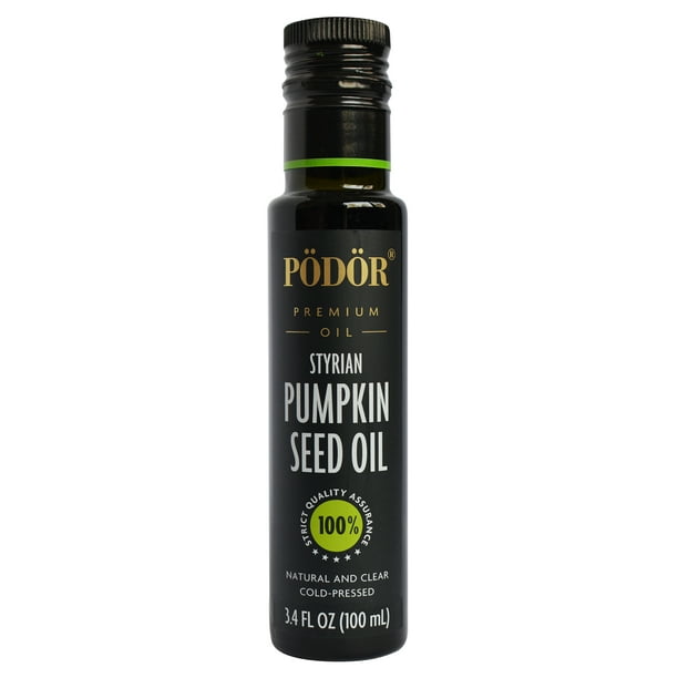 PÖDÖR Premium Styrian Pumpkin Seed Oil 3.4 fl. Oz. ColdPressed