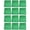 Green, variant on 12 Pack Cotton Bandanas in Plain Colors for Crafts, Costumes, Workwear (White)