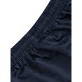 thumbnail image 4 of Lumento Women Drawstring Elastic Waist Summer Beach Shorts with Pockets Bermuda Lounge Wear Short Trousers Dark Blue L, 4 of 5