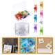 thumbnail image 1 of OUNONA Pinzas Pequeñas Para Fotos Con Cuerda Para Decoraciones De Fiestas Y DIY, 1 of 8