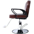 thumbnail image 5 of Olurrisa Salon Hydraulic Chair - Heavy Duty 360° Swivel Barber Chair w/ Adjustable Height, 135° Reclining Backrest & Hairdresser Cape, Commercial Grade PU Leather for Spa/Salon, 5 of 9