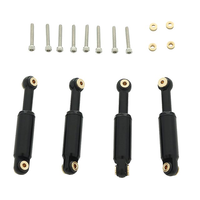 Black Accesorios mejorados modelo de simulación de Metal 1:24 para Axial Scx24 90081