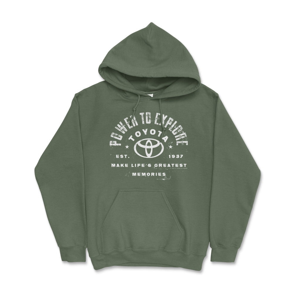 Toyota Hoodie-Power to Explore Off Road Apparel