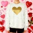 thumbnail image 4 of Mifsaly Cotton Couple Matching Sweatshirts Heart Print Valentines Sweatshirt Women Girlfriend Gifts Pullover Tops Spring Everyday Unisex Clothing, 4 of 9