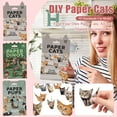 thumbnail image 2 of DIY Paper Cats, DIY Paper Cats Origami Kit, 3D Handmade Origami Cat Model, Fold Your Own Papers Ca-t, 2026 Animal Shaped Decoration Kit - Dog, 2 of 6