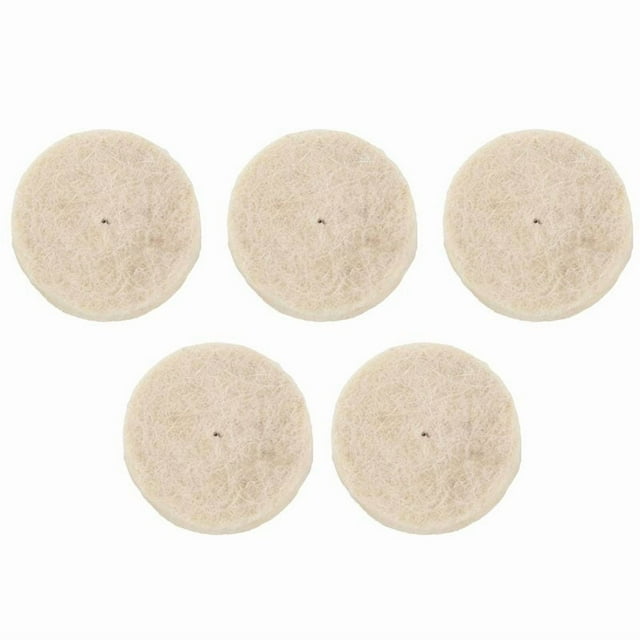165 Piezas de Fieltro Suave Pulido Accesorio de Rueda Pulidora para Herramienta Rotativa
