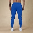 thumbnail image 6 of Havenx Baggy Sweatpants for Men Tapered Legs Drawstring Pants with Pockets Elastic Waist Open Bottom Sweatpants Athletic Comfy Y2k Fall Winter Loose Fit Streetwear,Blue 2XL, 6 of 7