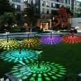 thumbnail image 5 of Waterproof Solar Garden Lights, Outdoor Decorative Solar Lights, Color Changing/Cool White Solar Pathway Lights for Landscape Driveway Walkway Party Yard Decor, 6 Pack, 5 of 8