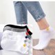thumbnail image 1 of Calcetines de verano para hombre, negros, blancos y grises, hasta el tobillo, calcetines de pecho bajo para hombre, calcetines transpirables antiolor, calcetines desechables, 1 of 5