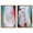 Gold Frame, variant on Swirling Light Duo Canvas Print Sunset Pink Wall Decor Set by Art Remedy, Gallery Wrapped, 10 x 15