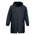 thumbnail image 5 of Fiaer,Oversized Full Zip Long Hooded Jackets for Women,Women's Windbreaker Lightweight Long Sleeve Casual Trendy Tops with Pockets Navy XXXXXXL, 5 of 5