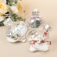 thumbnail image 2 of CIYISON Christmas Hanging Ball Ornament Plastic Transparent Fillable Ball for DIY Craft Projects Christmas Wedding Birthday Party Home Decor Xmas Tree Hang Ball, 2 of 14