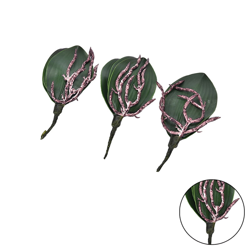 Details about   Artificial Green Rose Leaves/Butterfly Orchid Silk Leaf Beauty Plant Decor JUTZY 