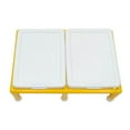 thumbnail image 2 of Children's Factory Mini Double Discovery Sensory Table with 2 Tubs, Yellow, 2 of 10