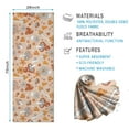 thumbnail image 2 of Brown Mushroom Flower Beige Pattern Hot Yoga Mat Towel Non Slip for Hot Yoga - Quick-Drying Yoga Mat Cover with 4 Corner Pockets with Travel Bag - Hot Yoga Towel Non Slip 74"x26", 2 of 6