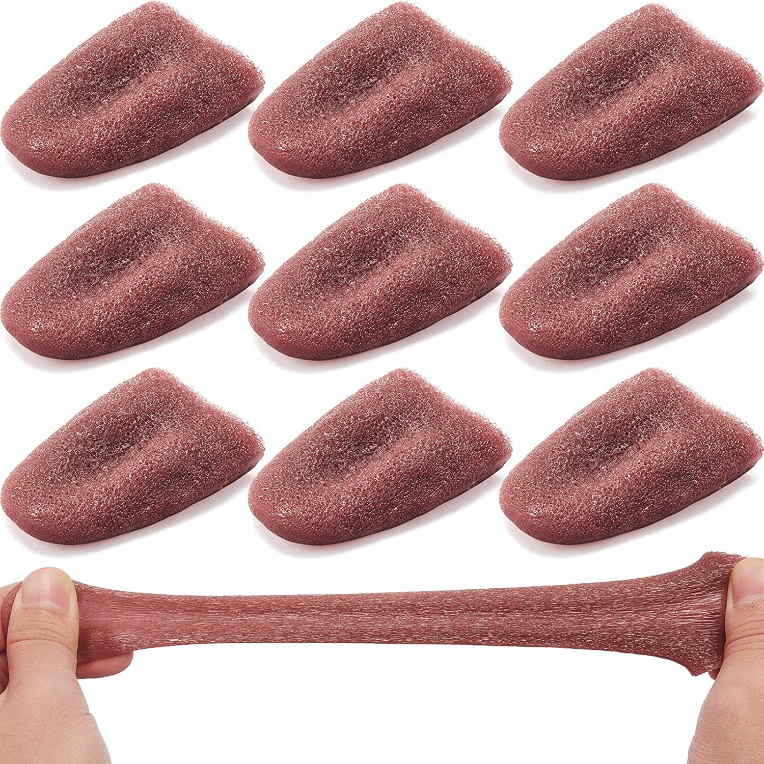 NUOBESTY Lot de 20 faux ongles pour tour de magie ou blague