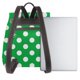 thumbnail image 3 of Fotbe Green And White Polka Dot Mochila Bolso con Estampado para Mujer, Mochila Antirrobo de Nylon Impermeable, Bolsa Ligera de Hombro, 3 of 4