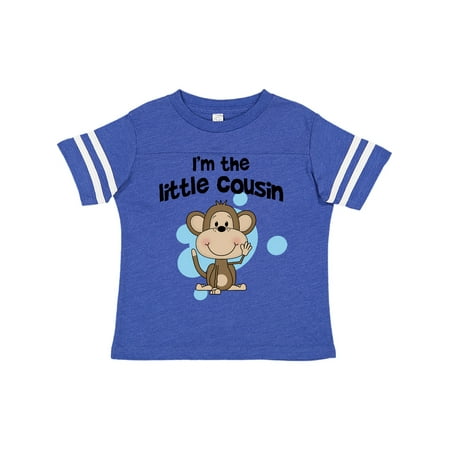 

Inktastic I m The Little Cousin-monkey-blu Gift Toddler Boy Girl T-Shirt