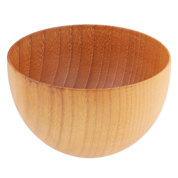 Cuenco Madera Ensalada Cereal Sopa Utensilio Madera Cocina Comida Hogar L Cola Recipiente de madera para acampar