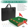 thumbnail image 7 of Luricaa Golf Putting Mat, Extendable Practice Golf Pong-Game Set with 4 connectable Putting Pads,Includes 8pcs Golf Balls and Portable Bag for Indoor Outdoor Party Game Use, 7 of 7