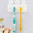 thumbnail image 2 of Soporte para cepillo de dientes BRILLAR Oso de fresa Decoración de hogar Pared Baño, 2 of 5