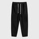 thumbnail image 5 of Pantalones largos para hombre, lisos, informales, con correa elástica, para fitness al aire libre, pantalones cargo, pantalones para hombre, 5 of 5