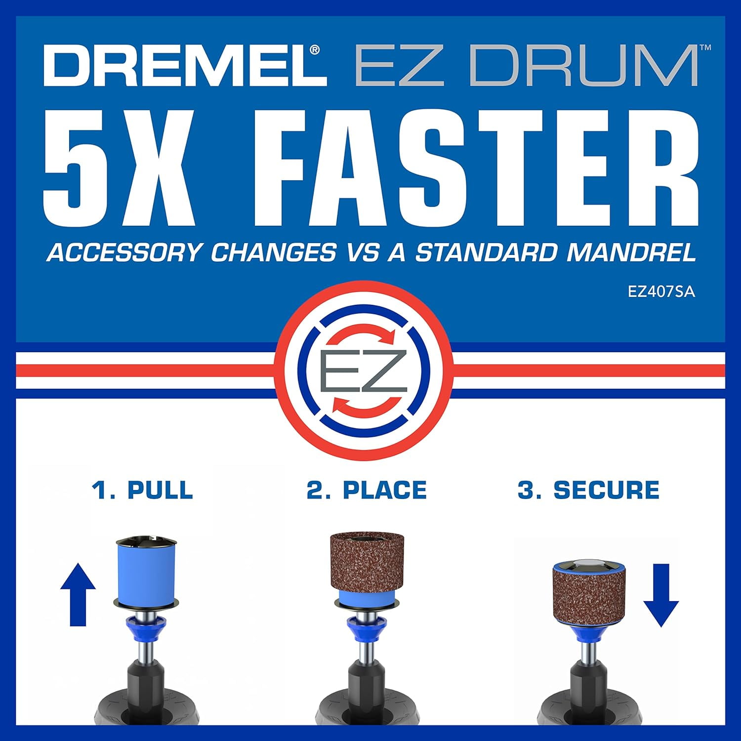 18-Piece EZ Lock Sanding and Grinding Rotary Accessory Micro Kit