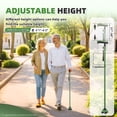 thumbnail image 5 of BeneCane Folding Cane for Men and Women, Lightweight Quad Cane for Seniors, Adjustable Aluminum Walking Cane with Self-Standing Base and Travel Bag, 5 of 7