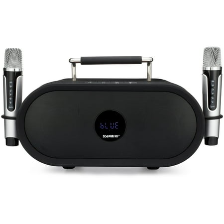 SoundBeast Minotaur All-In-One Karaoke, Music, & Portable PA Bluetooth Speaker System with 2 Wireless