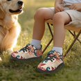 thumbnail image 6 of CHAQLIN Boho Dragonfly Shoes for Boys Girls School Stylish Sneakers Lightweight Mandala Kids Mesh Walking Shoes with Single Buckle for Athletic Running Hiking, 6 of 7