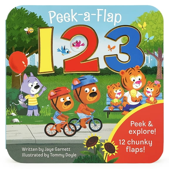 Peek-A-Flap 1 2 3, (Board Book)