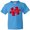 Pacific Blue, variant on Inktastic Autism Awareness Be Kind Red Puzzle Piece Youth T-Shirt