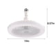 thumbnail image 3 of Hxlamzoo E27 Ceiling Fan With Lights Enclosed Low Fan Light Ceiling Light With Fan Hidden Electric Fan Delier Gimbal Lamp Three Color Dimming Summer essential, 3 of 9