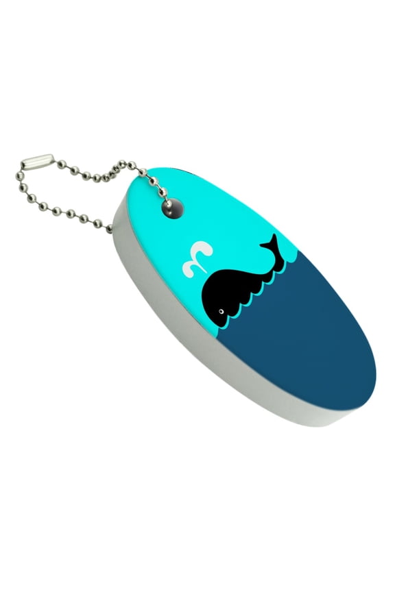 Whale Of A Time Floating Foam Keychain Fishing Boat Buoy Key Float